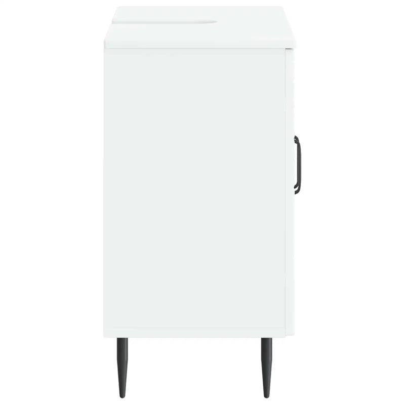 Bathroom Sink Cabinet HAARLEM White 59.5 x 31.5 x 59 cm