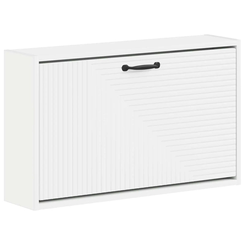 Wall-Mounted Shoe Cabinet HAARLEM 71 x 17 x 43 cm White