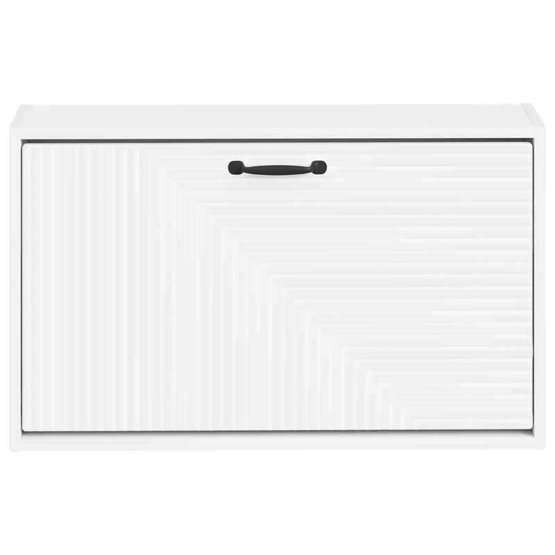 Wall-Mounted Shoe Cabinet HAARLEM 71 x 17 x 43 cm White