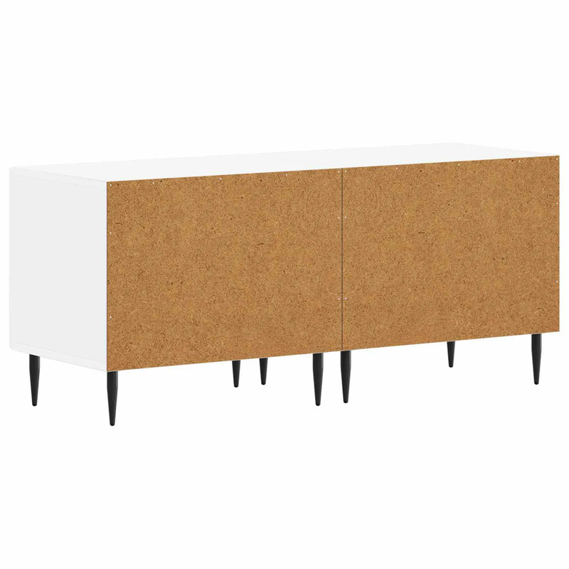 TV Cabinet White Engineered Wood