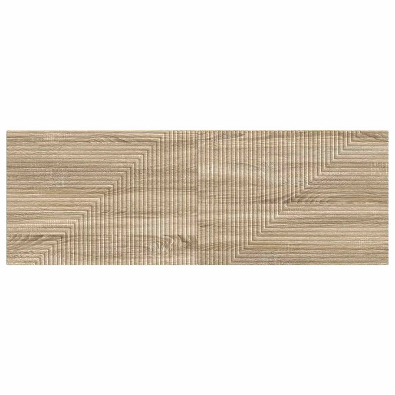 Wall-Mounted Headboard HAARLEM Sonoma Oak Engineered Wood