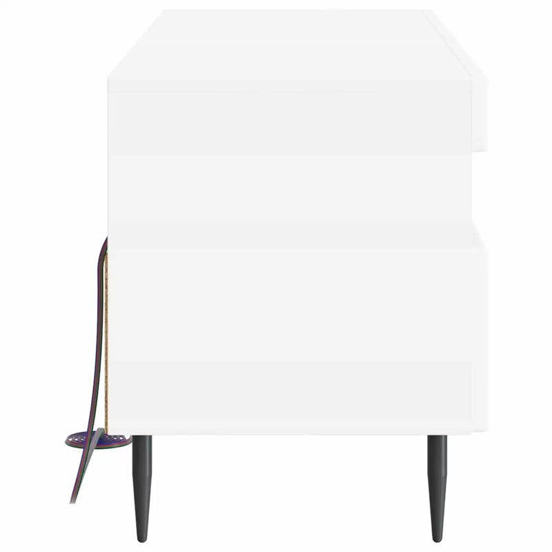 LED TV Cabinet White Engineered Wood