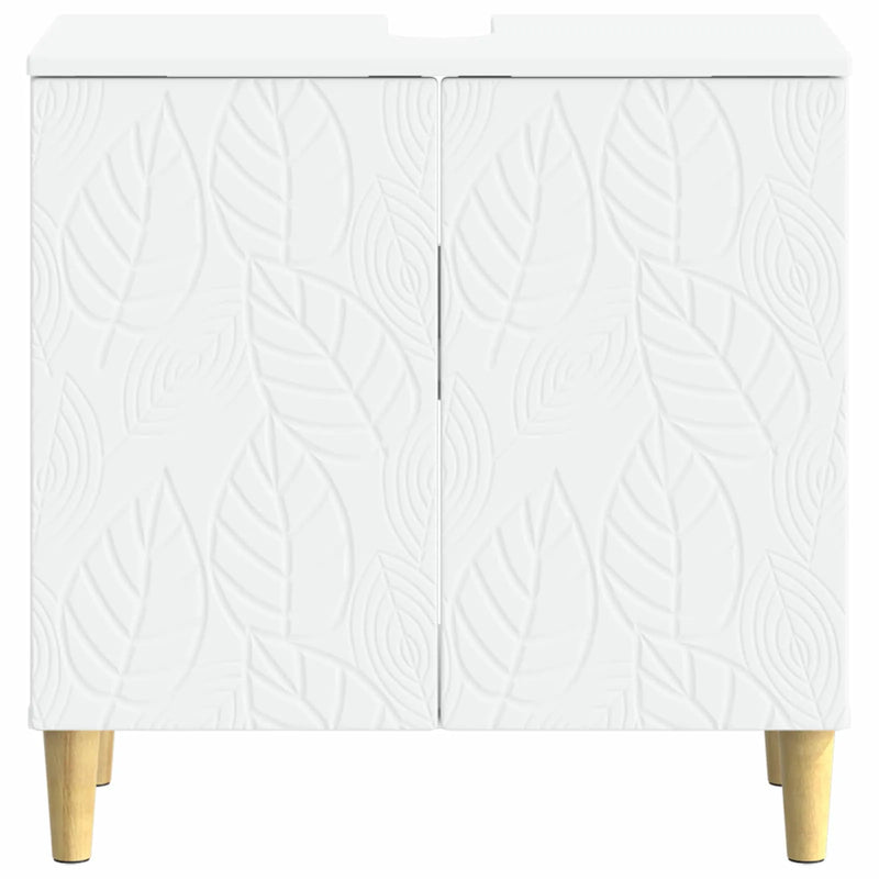 Bathroom Sink Cabinet DELFT White 59.5 x 31.5 x 59 cm