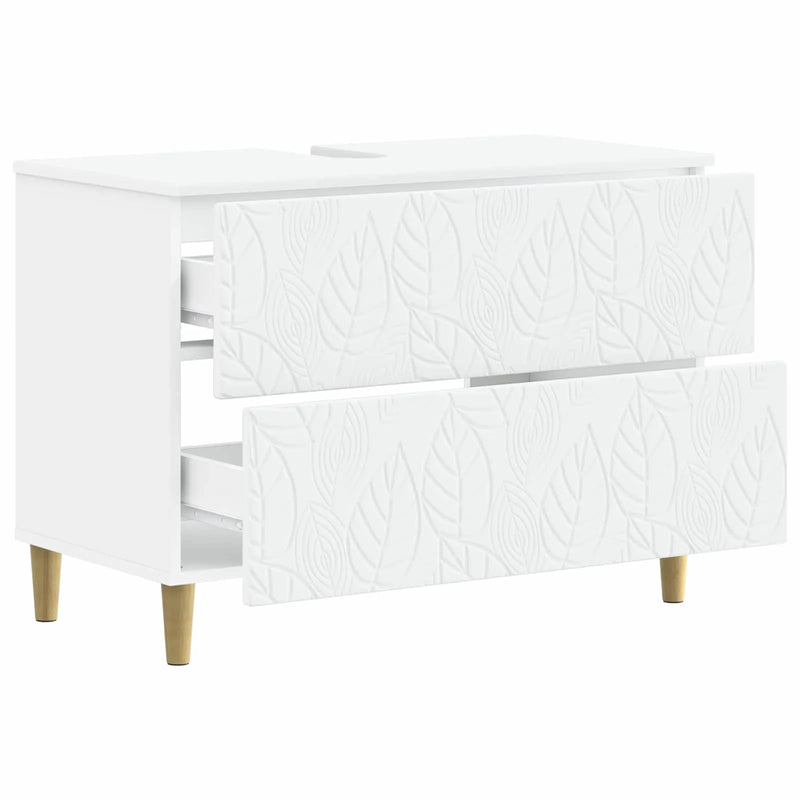 Bathroom Sink Cabinet DELFT White 82 x 41 x 59 cm