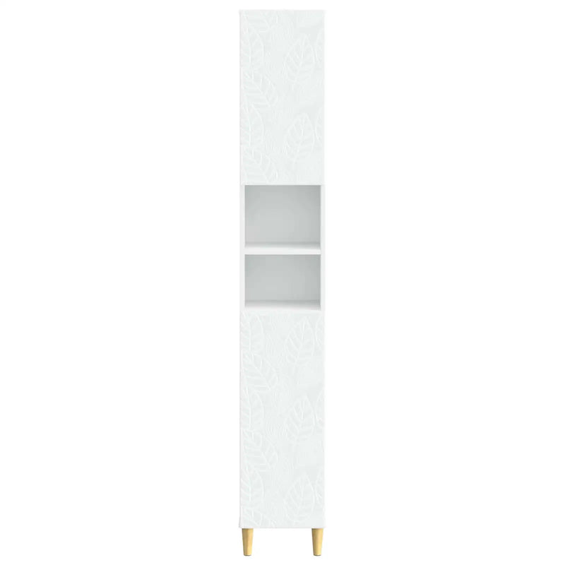 Bathroom Cabinet with Open Shelf DELFT White 30 x 31 x 190 cm