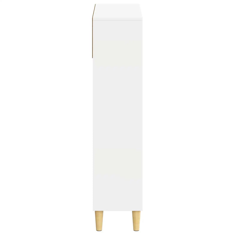 Shoe Cabinet DELFT 78 x 24 x 103 cm Engineered Wood White