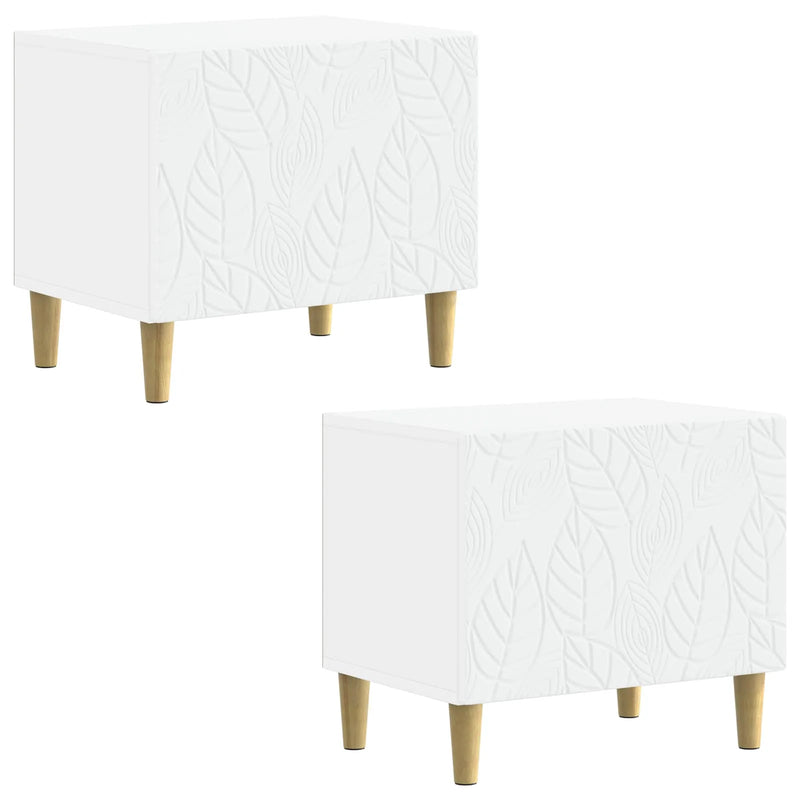 TV Cabinet White Engineered Wood