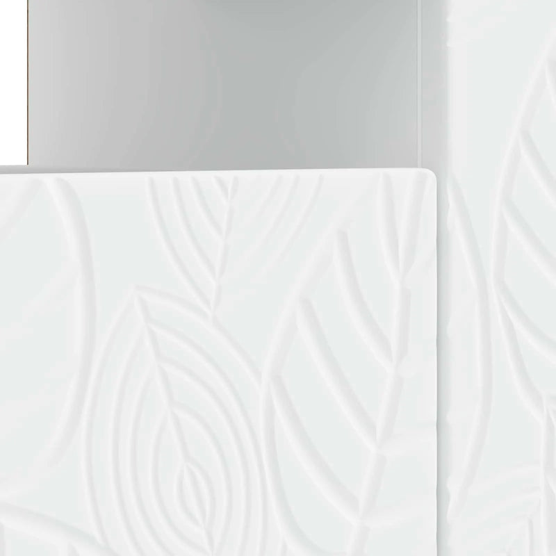 LED TV Cabinet White Engineered Wood
