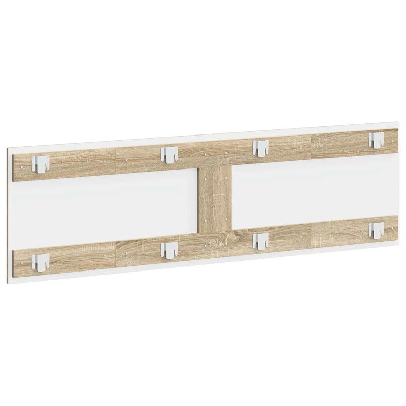 Wall-Mounted Headboard DELFT Sonoma Oak Engineered Wood
