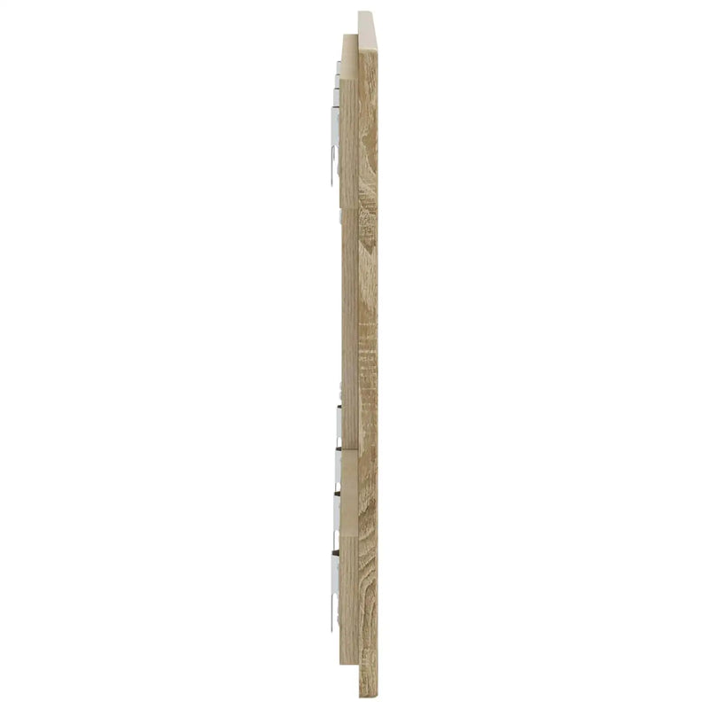 Wall-Mounted Headboard DELFT Sonoma Oak Engineered Wood
