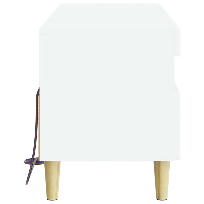 LED TV Cabinet White Engineered Wood