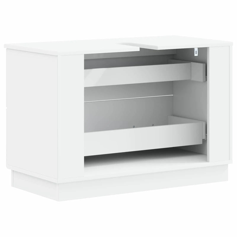 Bathroom Sink Cabinet HOORN White 82 x 41 x 56 cm