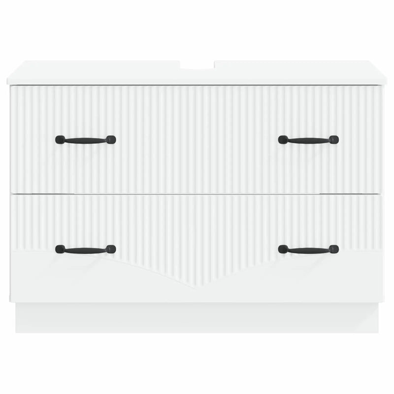 Bathroom Sink Cabinet HOORN White 82 x 41 x 56 cm
