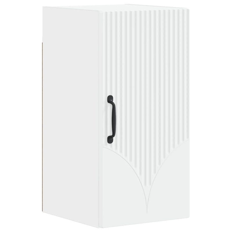 Bathroom Wall Cabinet HOORN White 30 x 31 x 59 cm