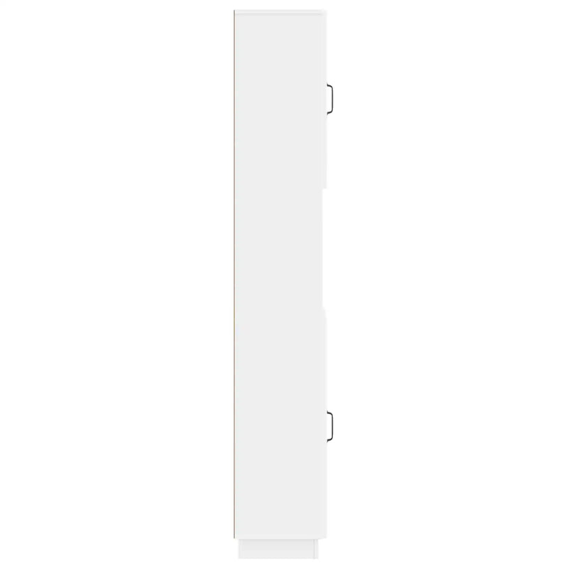 Bathroom Cabinet with Open Shelf HOORN White 30 x 31 x 187 cm