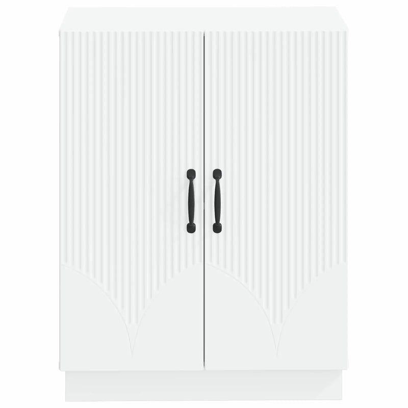 Bathroom Storage Cabinet HOORN White 59.5 x 31 x 77 cm
