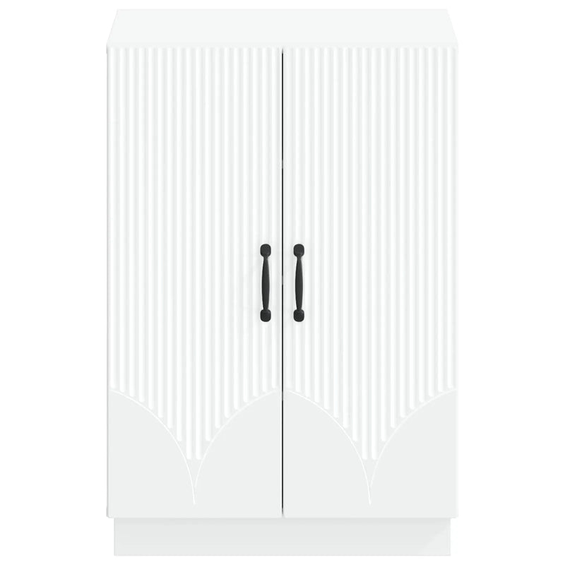 Shoe Cabinet HOORN 59.5 x 39.5 x 87 cm Engineered Wood White
