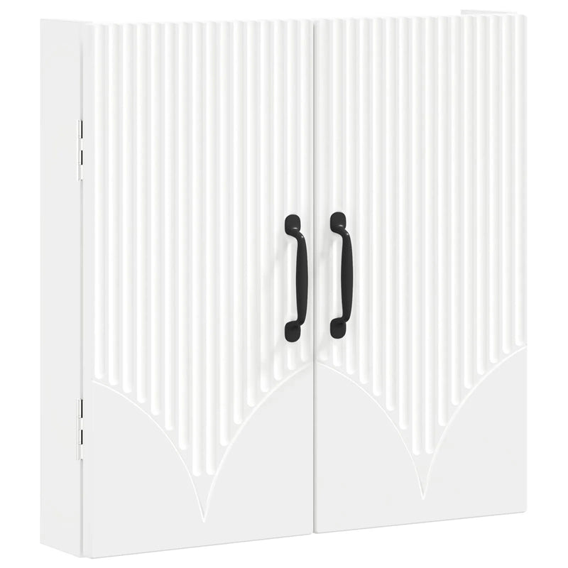 Dartboard Cabinet HOORN White 52.5 x 10.5 x 53.5 cm