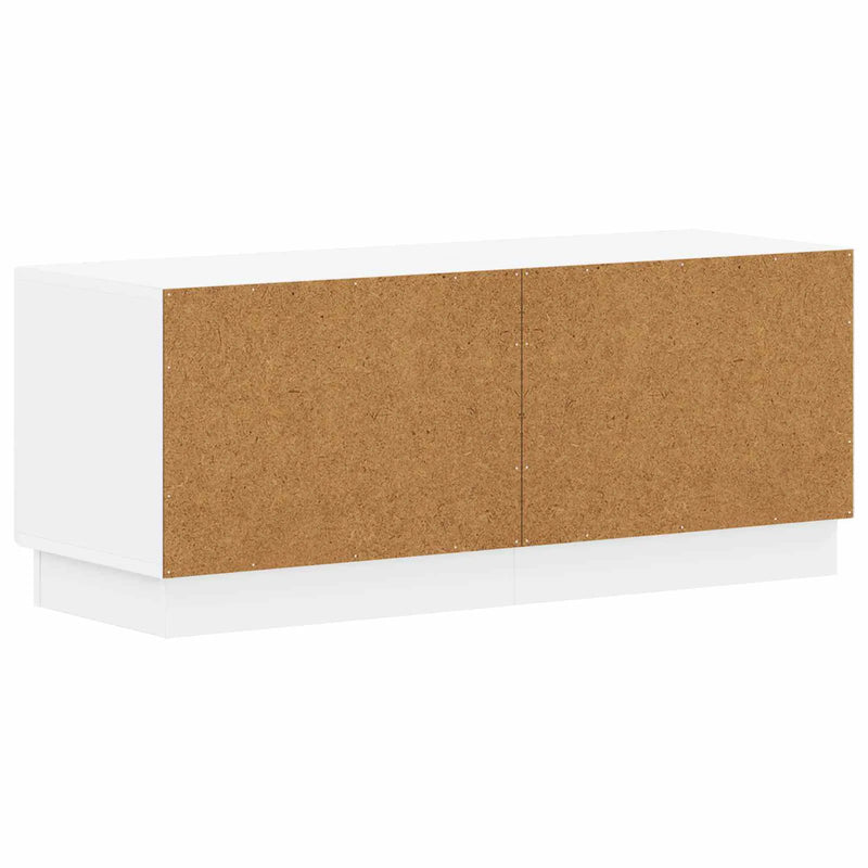 TV Cabinet White Engineered Wood