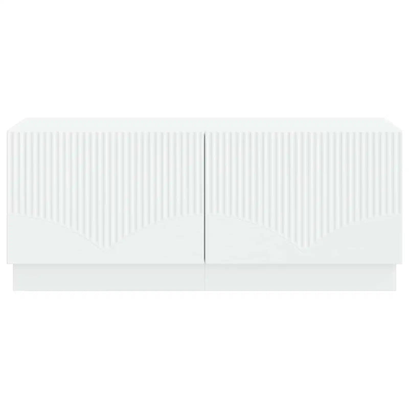 TV Cabinet White Engineered Wood
