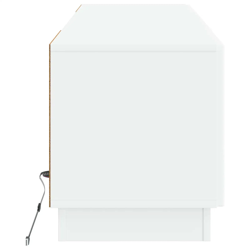 LED TV Cabinet White Engineered Wood