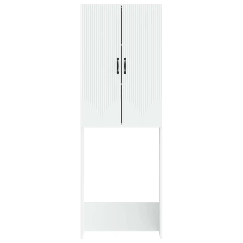 Toilet Cabinet HOORN White 66 x 25.5 x 190 cm Engineered Wood