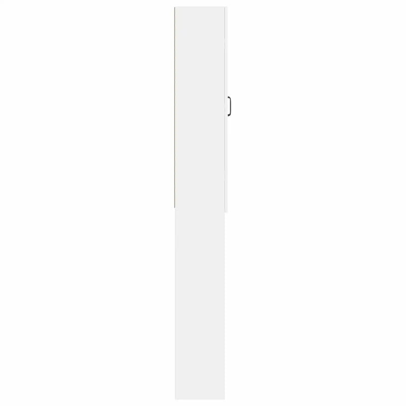 Toilet Cabinet HOORN White 66 x 25.5 x 190 cm Engineered Wood