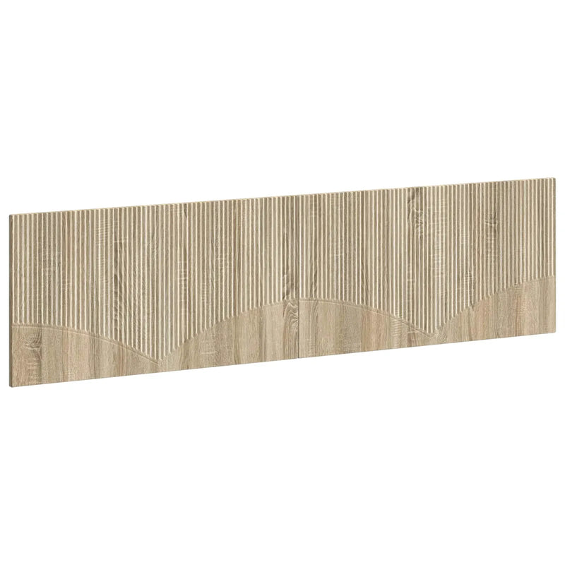 Wall-Mounted Headboard HOORN Sonoma Oak Engineered Wood