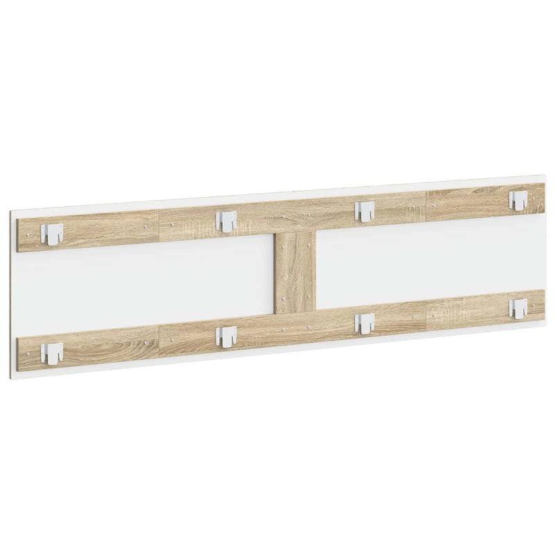 Wall-Mounted Headboard HOORN Sonoma Oak Engineered Wood