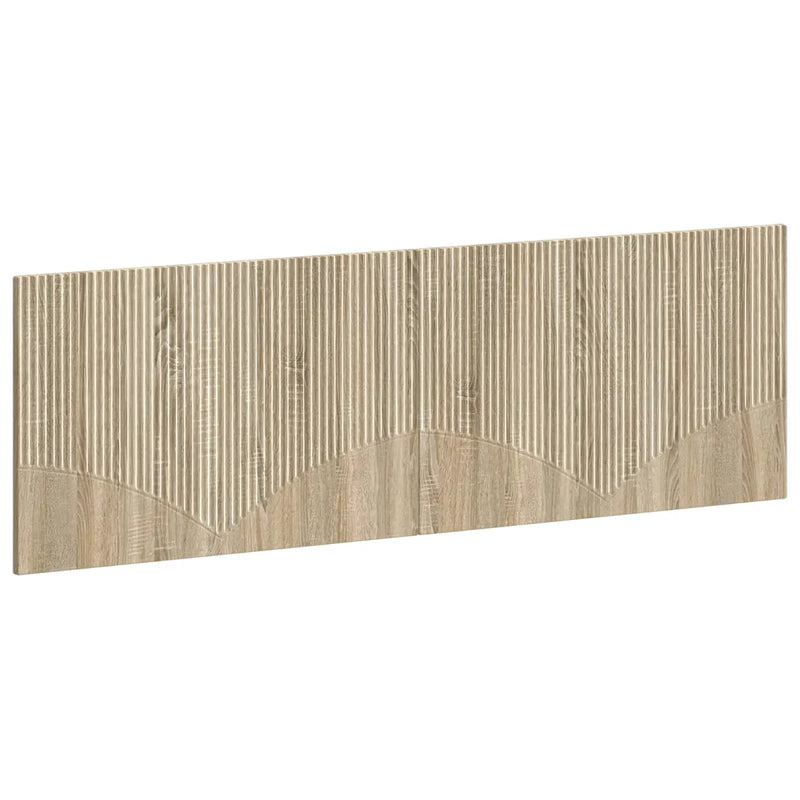 Wall-Mounted Headboard HOORN Sonoma Oak Engineered Wood