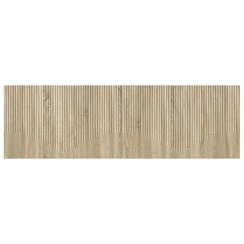 Wall-Mounted Headboard HOORN Sonoma Oak Engineered Wood