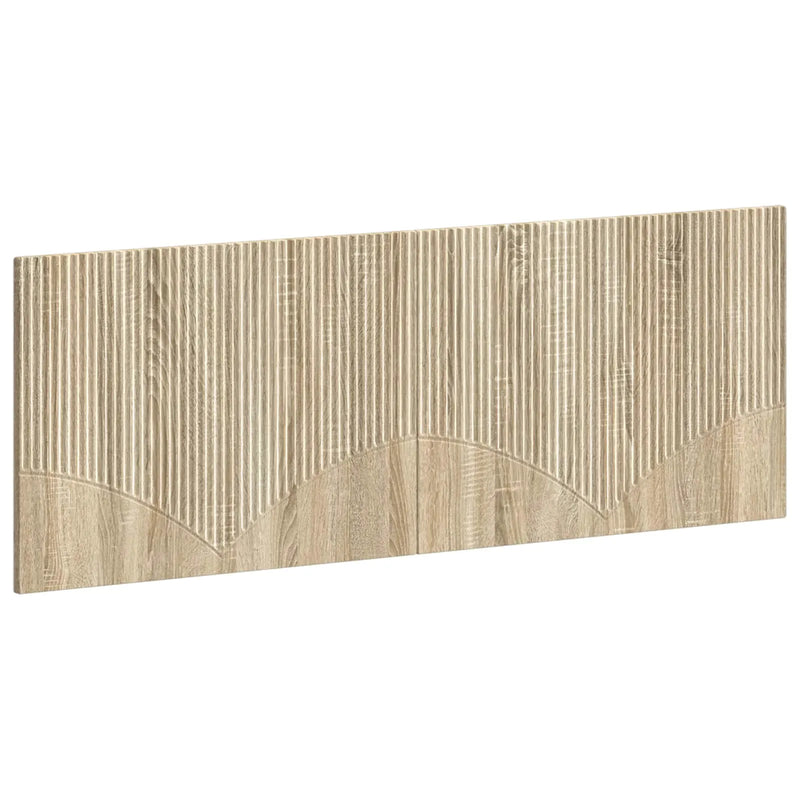 Wall-Mounted Headboard HOORN Sonoma Oak Engineered Wood