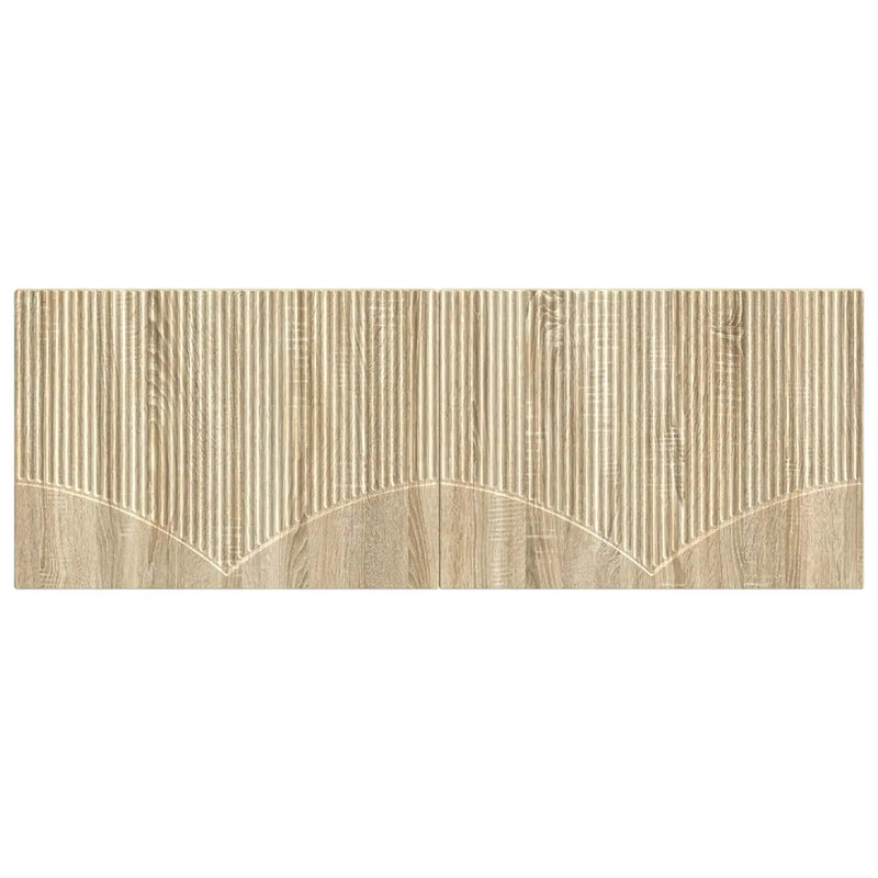 Wall-Mounted Headboard HOORN Sonoma Oak Engineered Wood