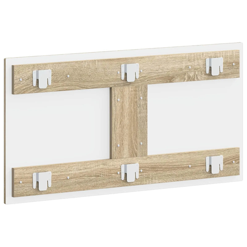 Wall-Mounted Headboard HOORN Sonoma Oak Engineered Wood