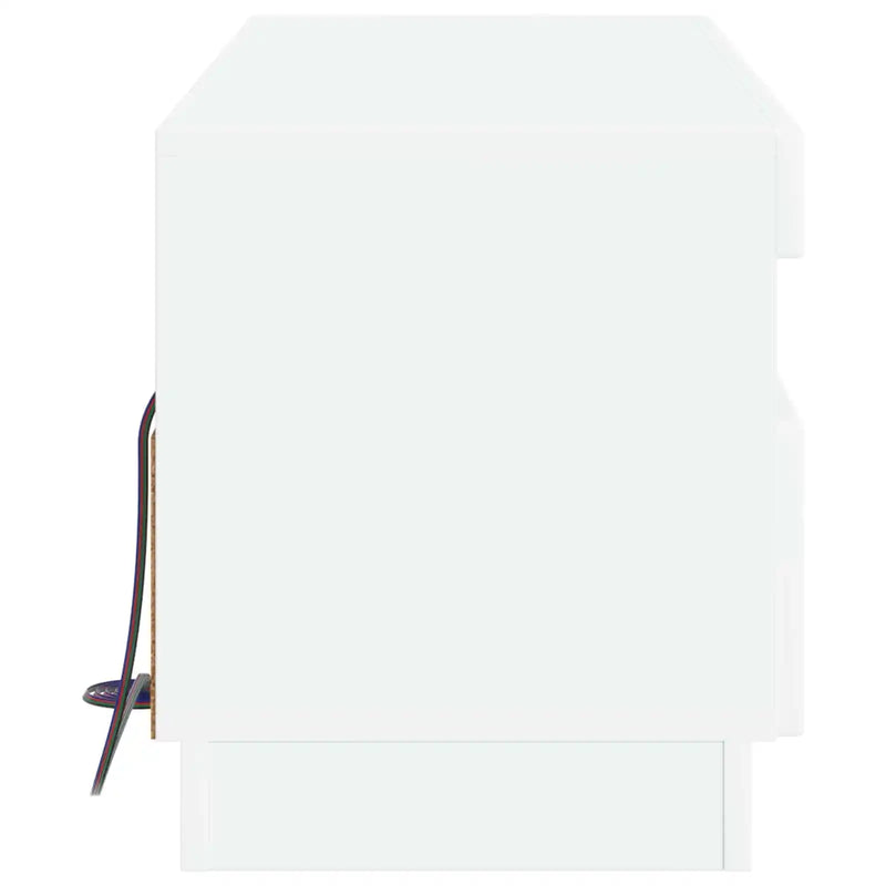 LED TV Cabinet White Engineered Wood