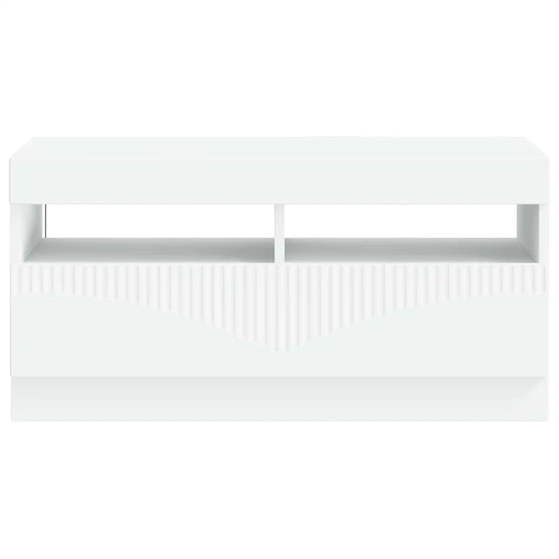 LED TV Cabinet White Engineered Wood