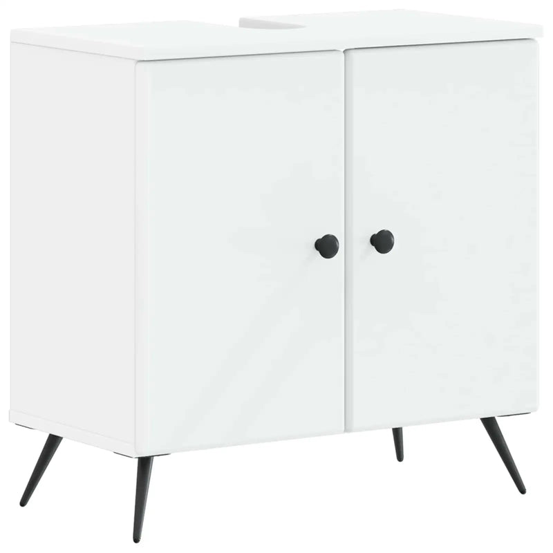 Bathroom Sink Cabinet BREDA White 59.5 x 31.5 x 59 cm