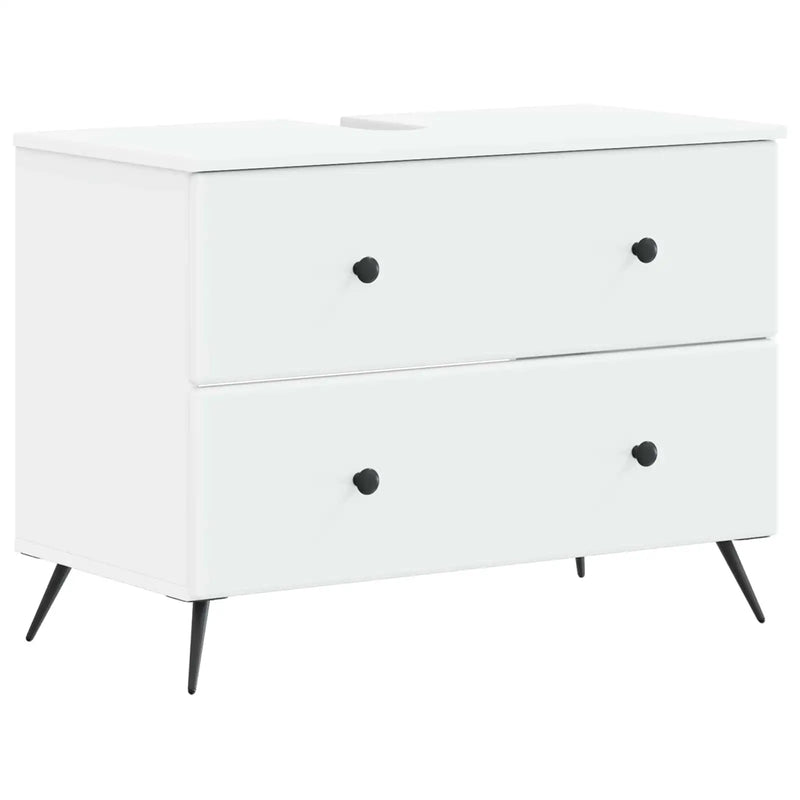 Bathroom Sink Cabinet BREDA White 82 x 41 x 59 cm
