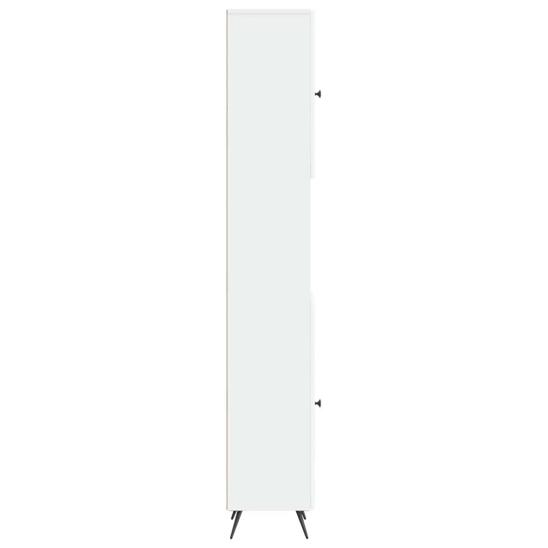 Bathroom Cabinet with Open Shelf BREDA White 30 x 31 x 190 cm