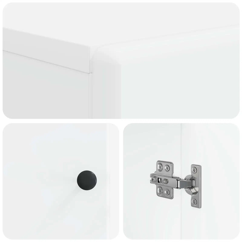 Bathroom Storage Cabinet BREDA White 30 x 31 x 80 cm
