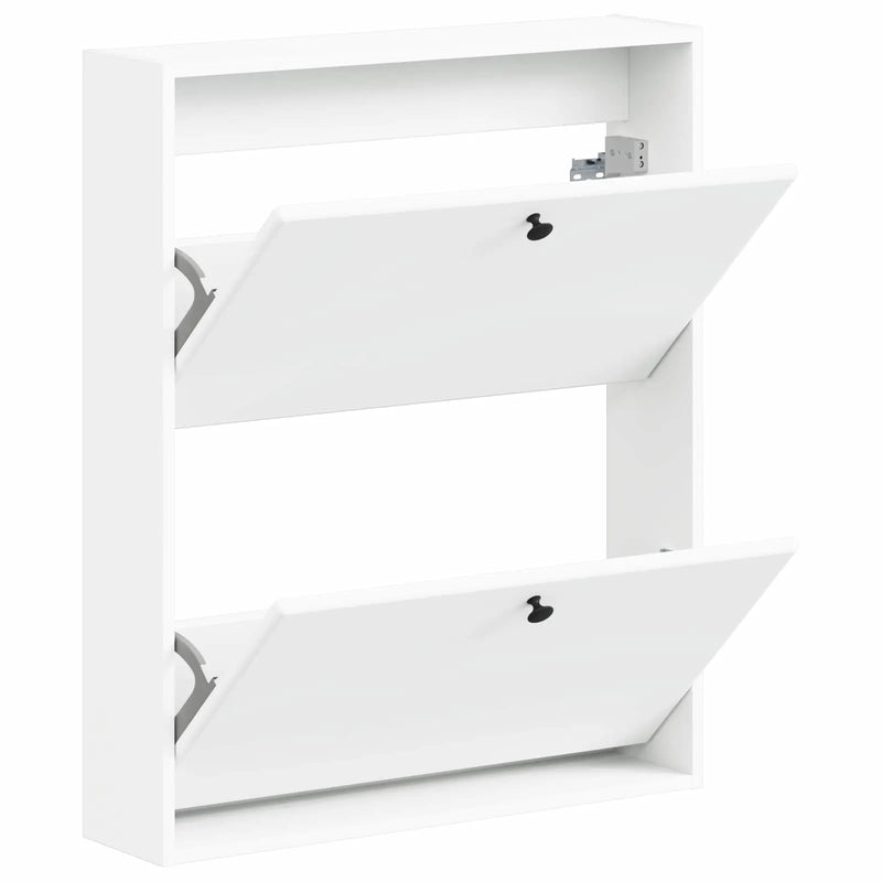 Wall-Mounted Shoe Cabinet BREDA 71 x 17 x 86 cm Engineered Wood