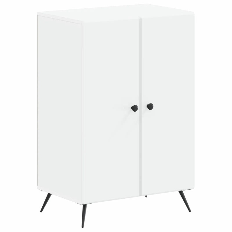 Shoe Cabinet BREDA 59.5 x 39.5 x 90 cm Engineered Wood White