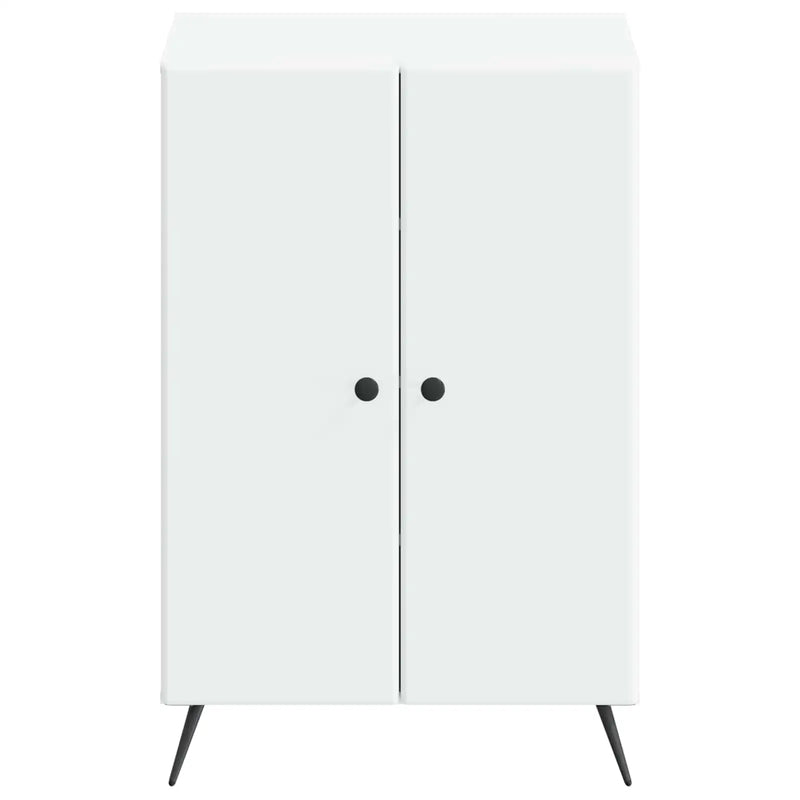 Shoe Cabinet BREDA 59.5 x 39.5 x 90 cm Engineered Wood White