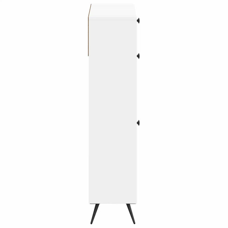Shoe Cabinet BREDA 78 x 24 x 103 cm Engineered Wood White