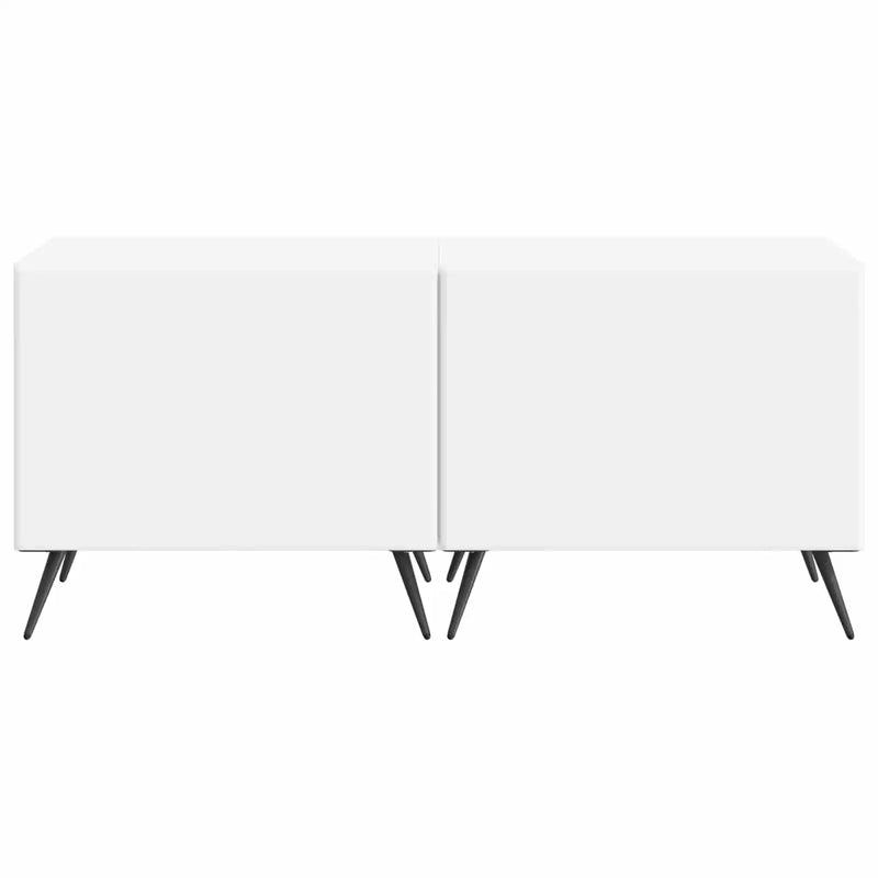 TV Cabinet White Engineered Wood