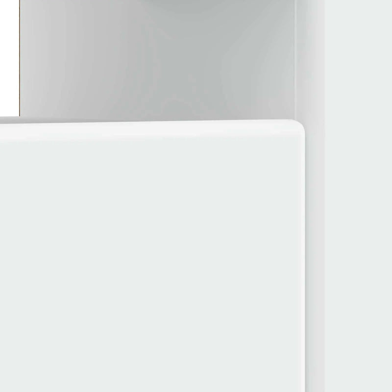 LED TV Cabinet White Engineered Wood