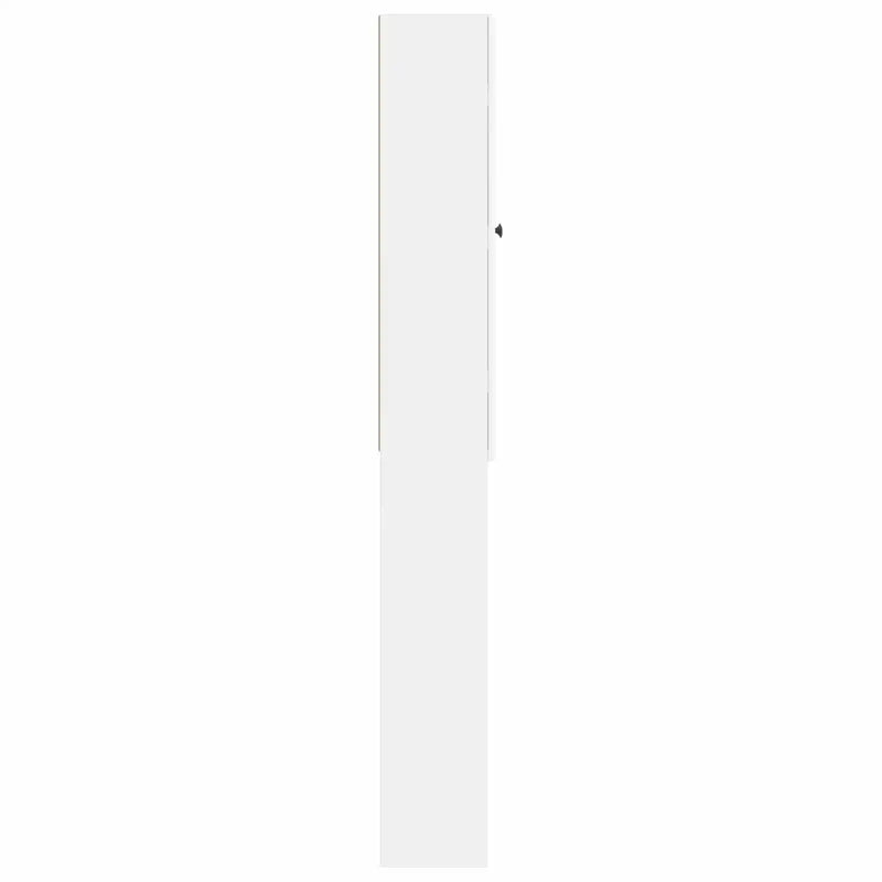 Toilet Cabinet BREDA White 66 x 25.5 x 190 cm Engineered Wood