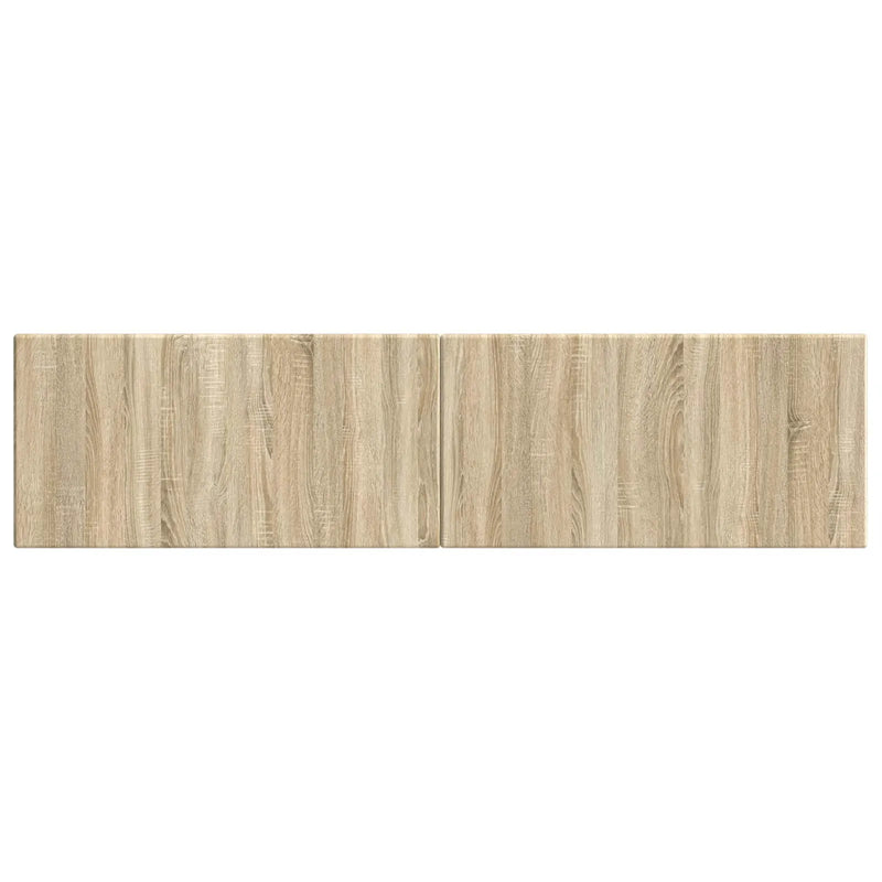 Wall-Mounted Headboard BREDA Sonoma Oak Engineered Wood
