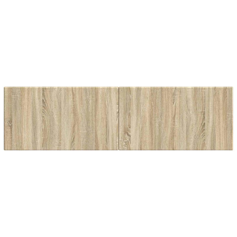 Wall-Mounted Headboard BREDA Sonoma Oak Engineered Wood