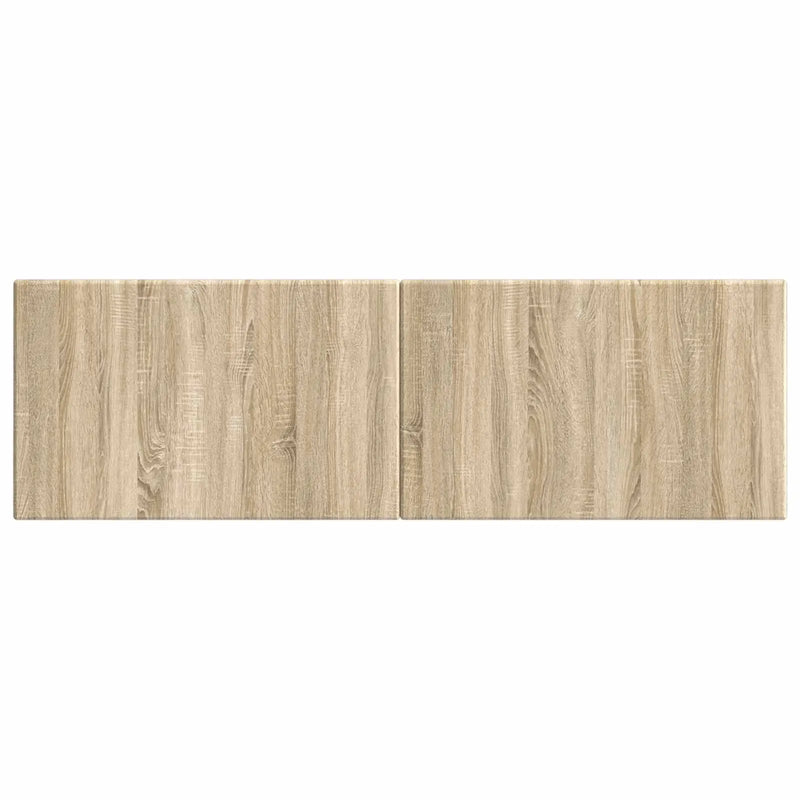 Wall-Mounted Headboard BREDA Sonoma Oak Engineered Wood